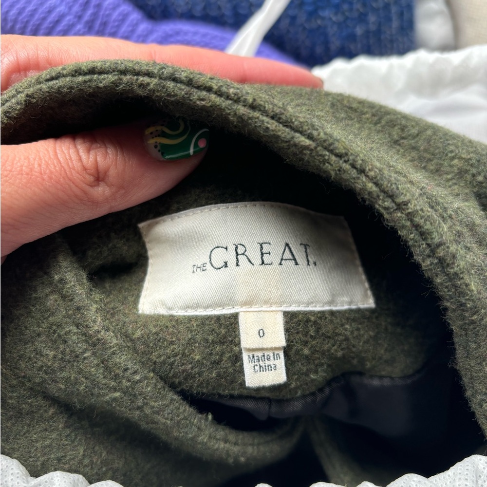 THE GREAT. Army jacket olive green - Picture 4 of 4